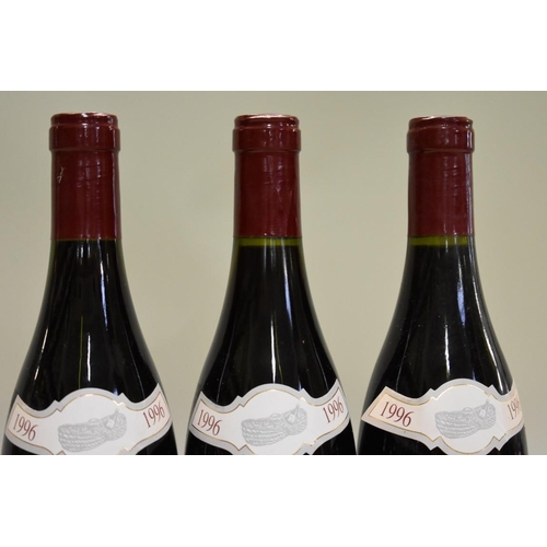 562 - Three 75cl bottles of Ladoix Les Carrieres, 1996, Domaine Edmond Cornu. (3)