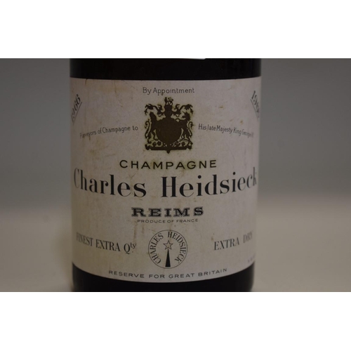 568 - A 75cl bottle of Charles Heidsieck 'Extra Dry' 1966 vintage champagne.