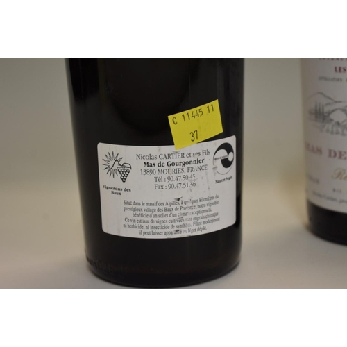 583 - Three 75cl bottles of Mas de Gourgonnier Rouge, 1990, Coteaux d'Aix-en-Provence. (3)... 