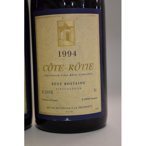 584 - Two 75cl bottles of Cote Rotie, 1994, Renee Rostaing. (2)