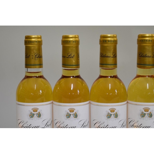 599 - Five 37.5cl bottles of Chateau Liot, 1998, Sauternes. (5)