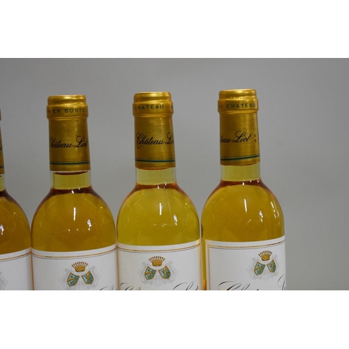 599 - Five 37.5cl bottles of Chateau Liot, 1998, Sauternes. (5)