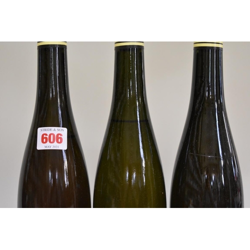 606 - Three 75cl bottles of Gewurztraminer Kaefferkopt, Cuvee Catherine, 1989, Jean Schaetzel. (3)... 