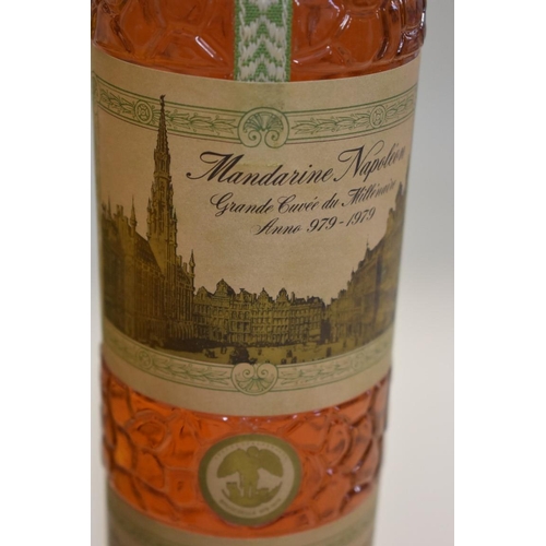 617 - A 75cl bottle of Mandarine Napoleon liqueur, bottle no.01299, with certificate, in presentation styl... 