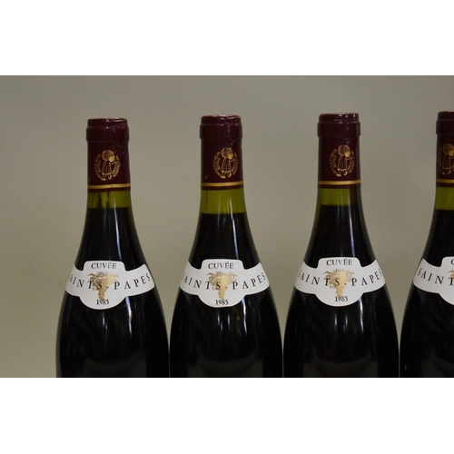 618 - Six 75cl bottles of Vacqueyras Cuvee St Papes, 1985, Chateau Montmirail. (6)