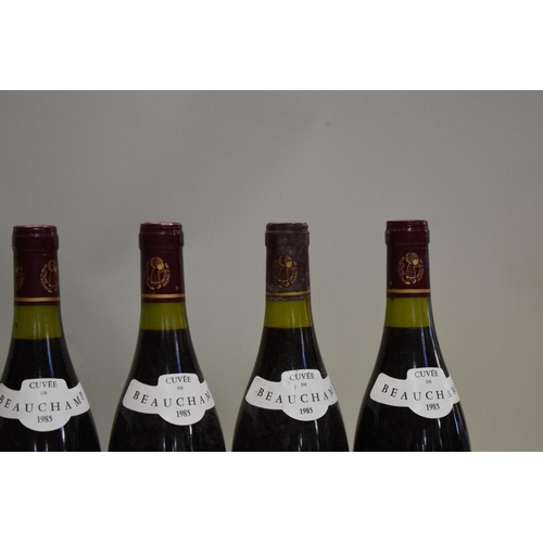 619 - Six 75cl bottles of Gigondas Cuvee Beauchamps, 1985, Chateau Montmirail. (6)