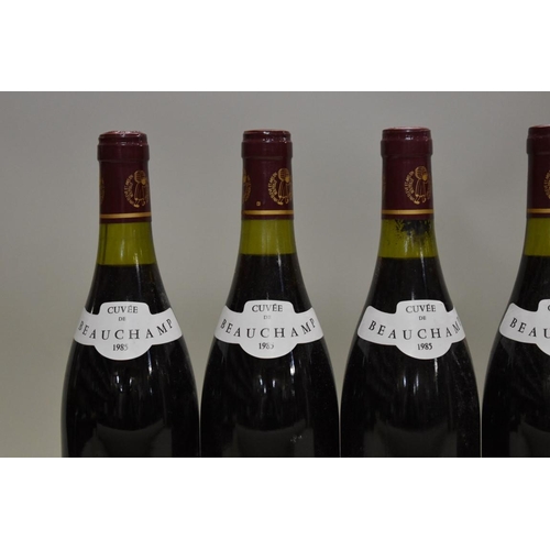 620 - Six 75cl bottles of Gigondas Cuvee Beauchamps, 1985, Chateau Montmirail. (6)