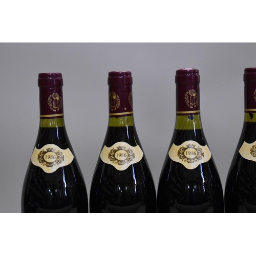 624 - Six 75cl bottles of Gigondas Domaine du Cayron, 1986, Michel Faraud. (6)