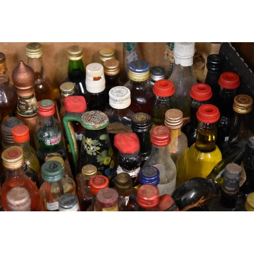 632 - A large collection of alcohol miniatures, mostly liqueurs. (approx 140)