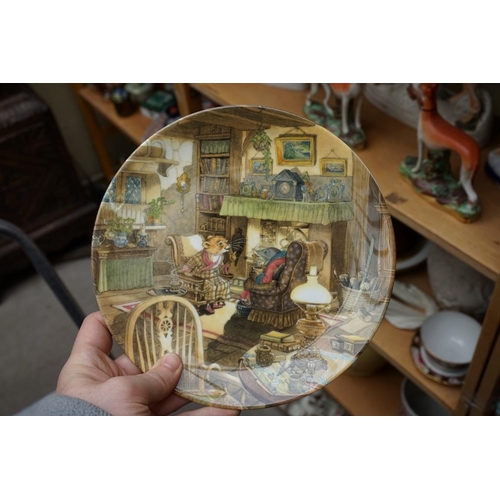 1111 - A collection of Wedgwood pottery and porcelain, to include: a set of 'Wind in The Willows' plat... 