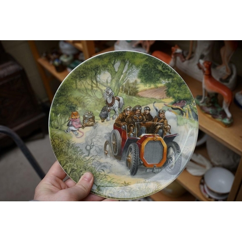 1111 - A collection of Wedgwood pottery and porcelain, to include: a set of 'Wind in The Willows' plat... 