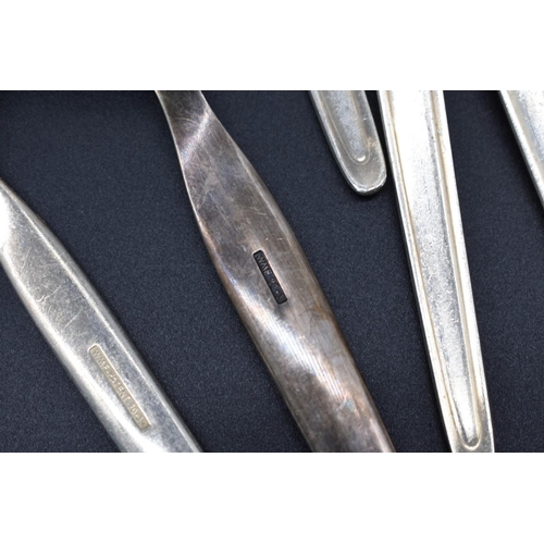 68 - A part set of WMF Zurich pattern .90 silver plated cutlery, designed by Kurt Mayer, (47); together w... 