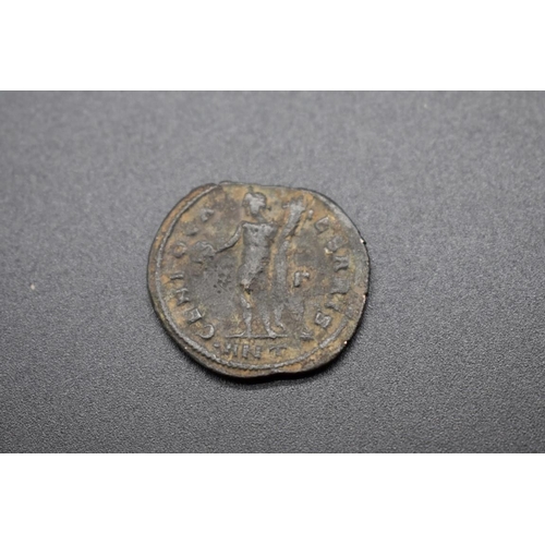 136 - Coins: a Roman Maximinus AD 309-13 AE follis, Antioch mint, 25mm.