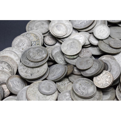 158A - Coins: a large quantity of George V and Edward VII silver coinage 1921-46, 1815g.