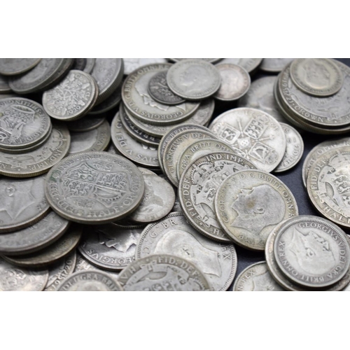 158A - Coins: a large quantity of George V and Edward VII silver coinage 1921-46, 1815g.