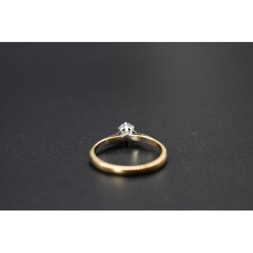 69 - A diamond solitaire ring, of approximately 0.25ct, size L1/2.