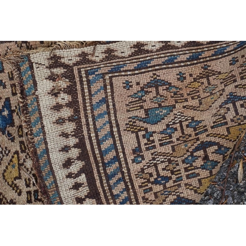 1079 - A Persian runner, having repeated design to central field, 323 x 107cm.