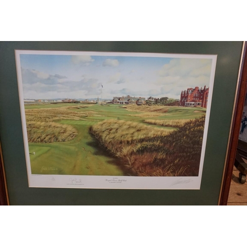 1094 - Graham W Baxter, a set of four coloured prints of golf courses, largest I.44 x 60cm. (4) Collection ... 