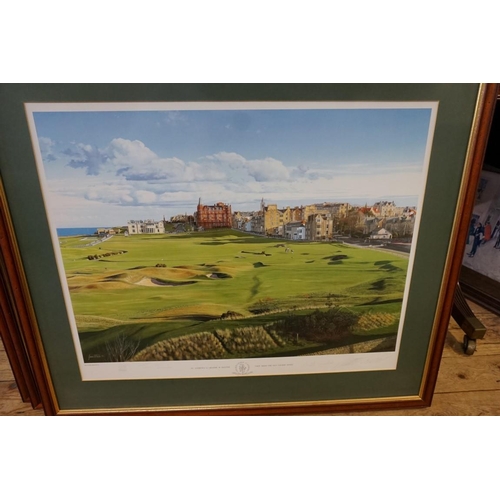 1094 - Graham W Baxter, a set of four coloured prints of golf courses, largest I.44 x 60cm. (4) Collection ... 