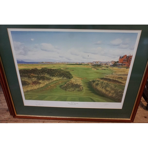 1094 - Graham W Baxter, a set of four coloured prints of golf courses, largest I.44 x 60cm. (4) Collection ... 