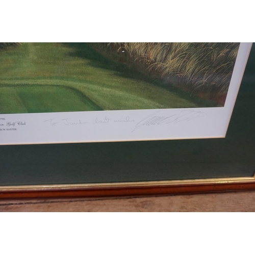 1094 - Graham W Baxter, a set of four coloured prints of golf courses, largest I.44 x 60cm. (4) Collection ... 