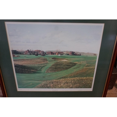 1094 - Graham W Baxter, a set of four coloured prints of golf courses, largest I.44 x 60cm. (4) Collection ... 