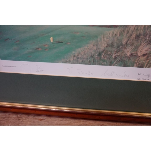 1094 - Graham W Baxter, a set of four coloured prints of golf courses, largest I.44 x 60cm. (4) Collection ... 