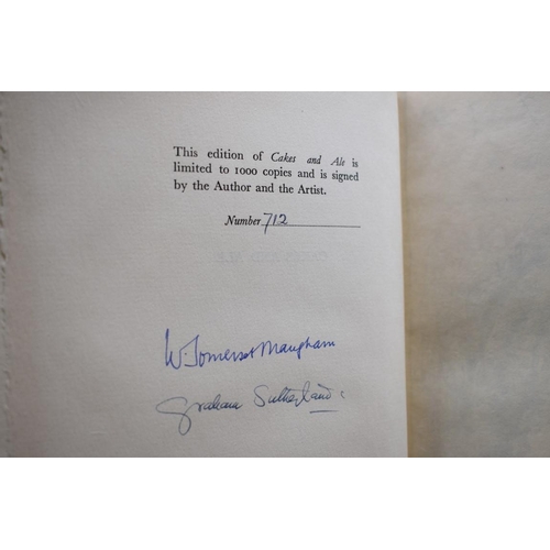 125 - MAUGHAM (W Somerset): 'Cakes and Ale or the Skeleton in the Cupboard...' London, Heinemann, 1954: Li... 