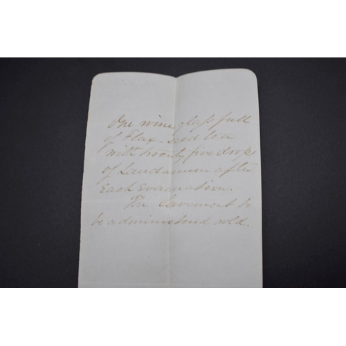 35 - MANUSCRIPT COOKERY RECEIPTS: collection of approx 23 manuscript receipts, mid 19thc, each individual... 