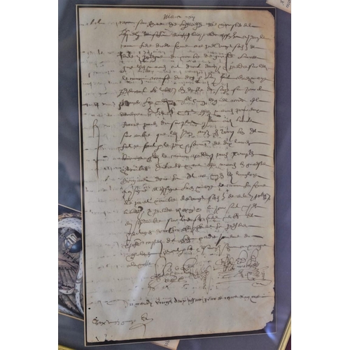 451 - FRENCH MANUSCRIPT DOCUMENT: 16th century or later, document in French from a book of official r... 