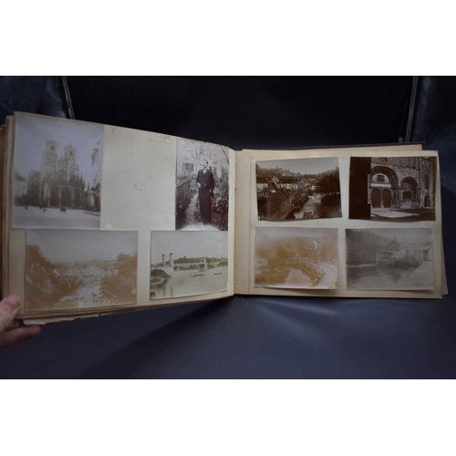 453 - EXPOSITION UNIVERSELLE: 19th century album containing approx 180 albumen print photographs, some ear... 