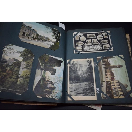 457 - POSTCARDS & CDV: vintage postcard album, largely foreign and domestic topographical views o... 