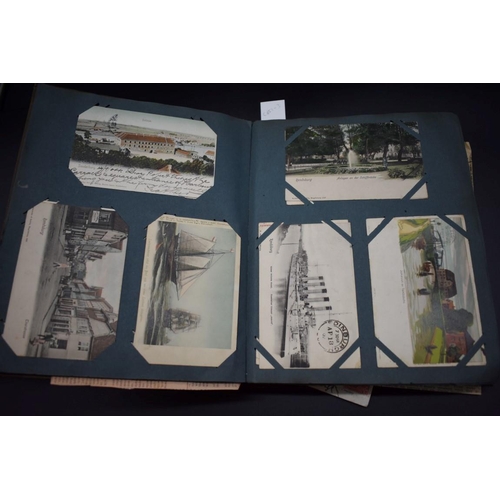 457 - POSTCARDS & CDV: vintage postcard album, largely foreign and domestic topographical views o... 