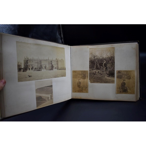 52 - BRISTOL, CLIFTON SCHOOL: late 19thc photograph album, largely views of Clifton School Bristol a... 