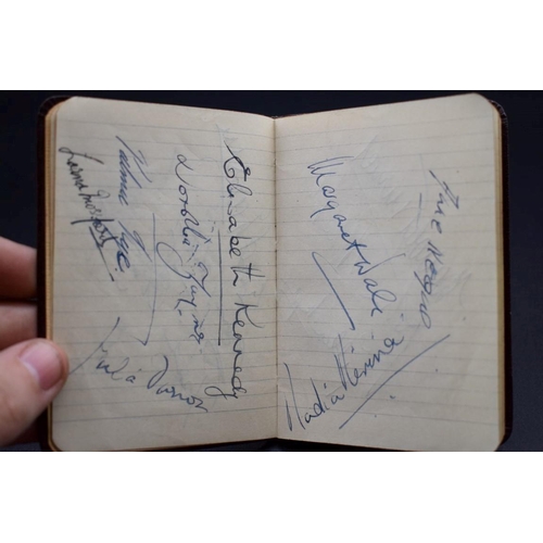 80 - BALLET & MUSIC: small format autograph album, contains signatures including Margot Fonteyn,... 