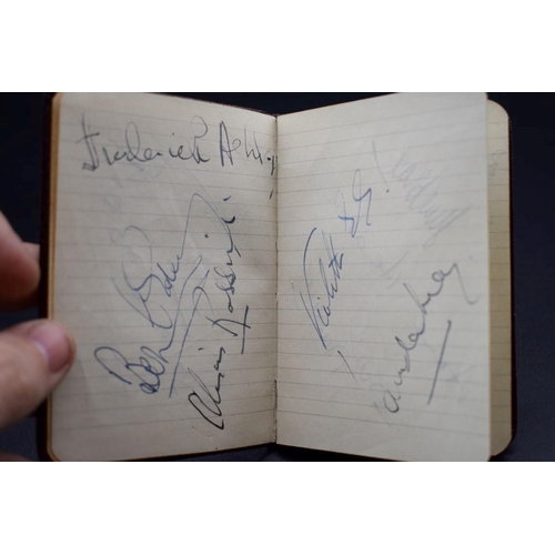 80 - BALLET & MUSIC: small format autograph album, contains signatures including Margot Fonteyn,... 