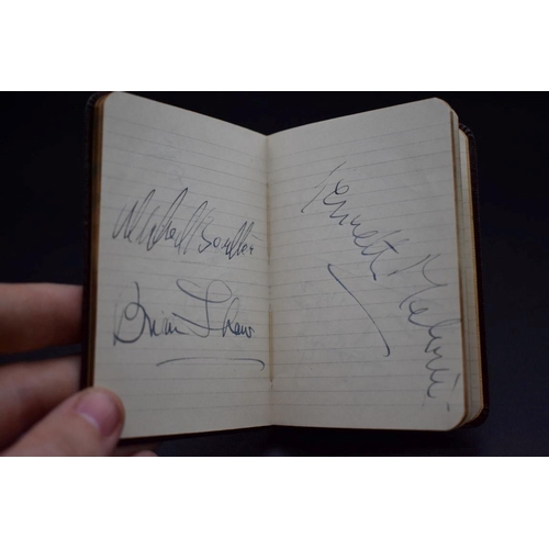 80 - BALLET & MUSIC: small format autograph album, contains signatures including Margot Fonteyn,... 