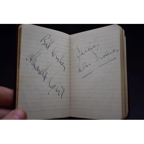 80 - BALLET & MUSIC: small format autograph album, contains signatures including Margot Fonteyn,... 