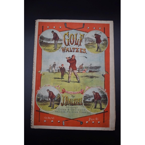 82 - GOLF: 'Golf Waltzes...Far and Sure by J. Dalziel..' Edinburgh, Dunn & Davidson, n.d (circa 1880)... 