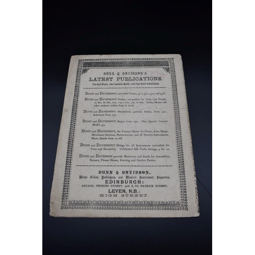 82 - GOLF: 'Golf Waltzes...Far and Sure by J. Dalziel..' Edinburgh, Dunn & Davidson, n.d (circa 1880)... 