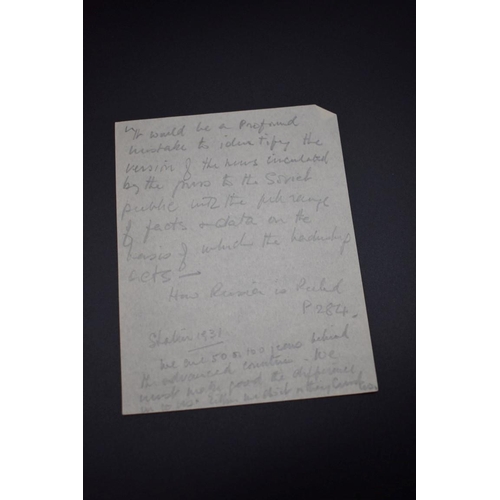 91 - TRIP TO RUSSIA: Josephine Patricia Campbell, June 1955: typescript account of the journey, manuscrip... 