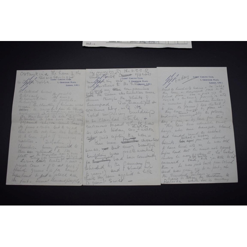 91 - TRIP TO RUSSIA: Josephine Patricia Campbell, June 1955: typescript account of the journey, manuscrip... 