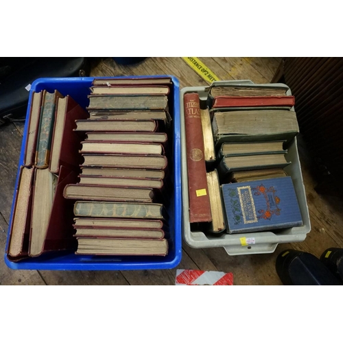 1100 - PUNCH: 20 volumes, a broken run, 1874-1921; together with other books, unrelated. (2 boxes) Collecti... 