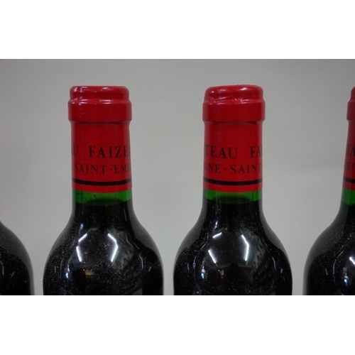 561 - Six 37.5cl bottles of Chateau Faizeau Vielles Vignes, 1995, Montagne St Emilion. (6)... 