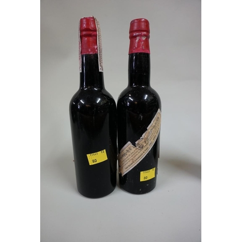 571 - Three half bottles of Oloroso Viejisimo Sherry, 1940s bottling, Antonio de la Riva. (3)... 