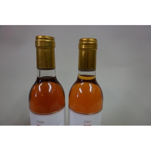 575 - Two 37.5cl bottles of Chateau Piot David, 1989, Sauternes. (2)