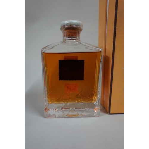 584 - A bottle of Suntory 'Imperial' whisky, 1960s bottling, in Kagami crystal decanter, with stopper, in ... 