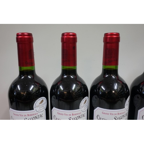 742 - Six 75cl bottles of Chateau Segonzac Cuvee Vielles Vignes, 2000, Cotes de Blaye. (6)... 