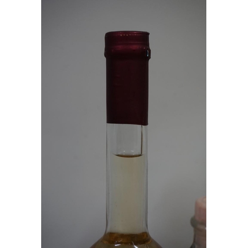 745 - A mixed group of spirits, to include a 1 litre bottle of Stroh '80'. (7)