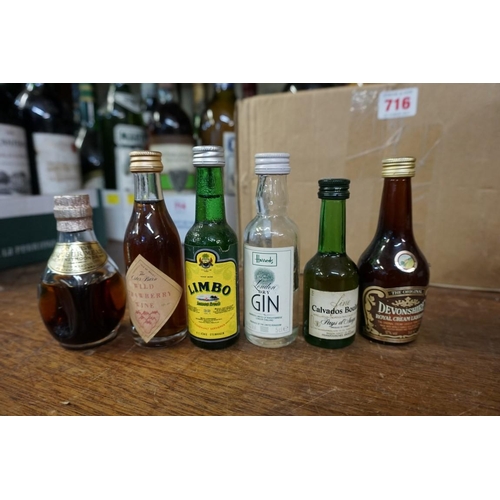 750 - A large collection of alcohol miniatures, (some low levels). (approx 90)